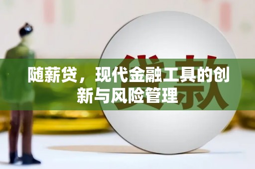 三都随薪贷，现代金融工具的创新与风险管理
