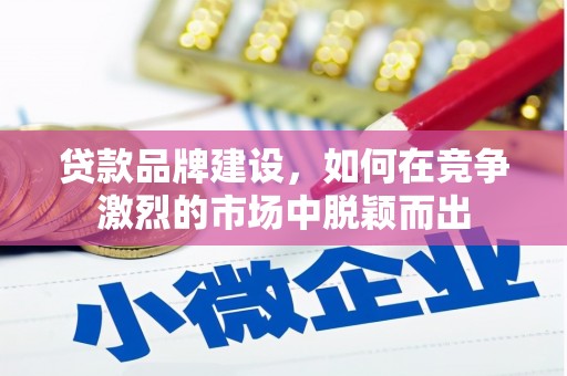 三都贷款品牌建设，如何在竞争激烈的市场中脱颖而出