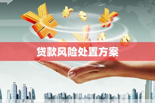 三都贷款风险处置方案