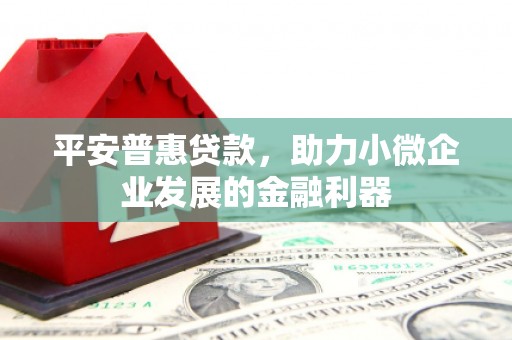三都平安普惠贷款，助力小微企业发展的金融利器