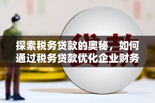 三都探索税务贷款的奥秘，如何通过税务贷款优化企业财务