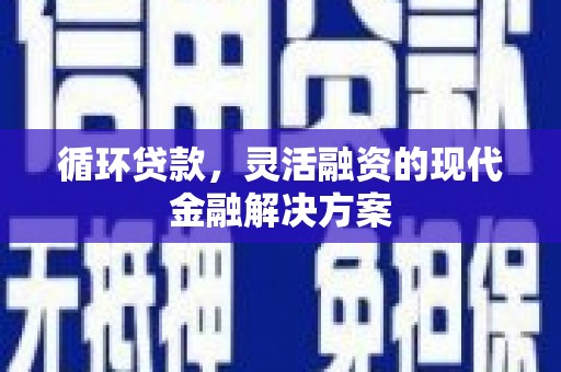 三都循环贷款，灵活融资的现代金融解决方案
