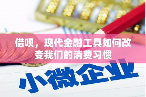 三都借呗，现代金融工具如何改变我们的消费习惯