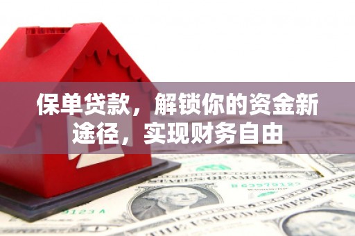 三都保单贷款，解锁你的资金新途径，实现财务自由